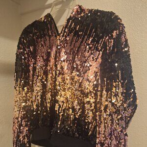 Sparkly Jacket with hoodie